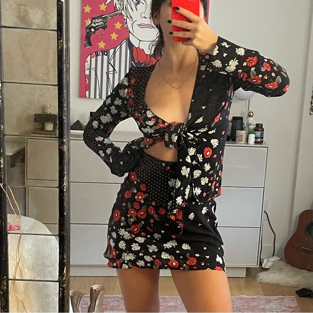 Realisation Par Floral Tie-Front 2 Piece